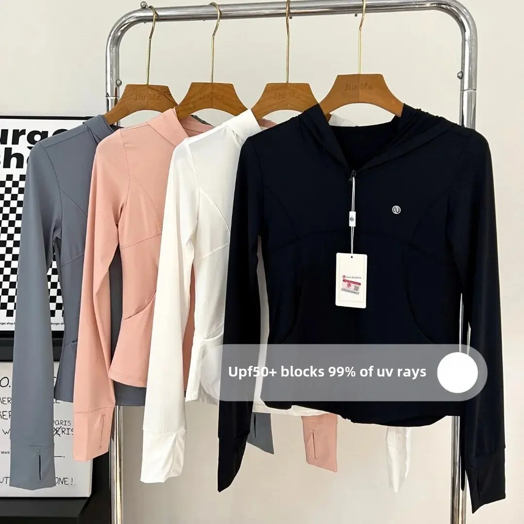 Lulu Dolphin Original Linen Sun Protection Skin Jacket Slimming Women's New Summer Outdoor Physical Sunscreen Clothing