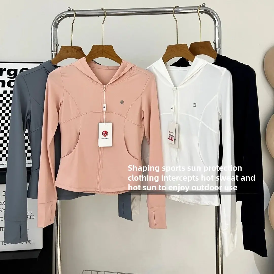Lulu Dolphin Original Linen Sun Protection Skin Jacket Slimming Women's New Summer Outdoor Physical Sunscreen Clothing