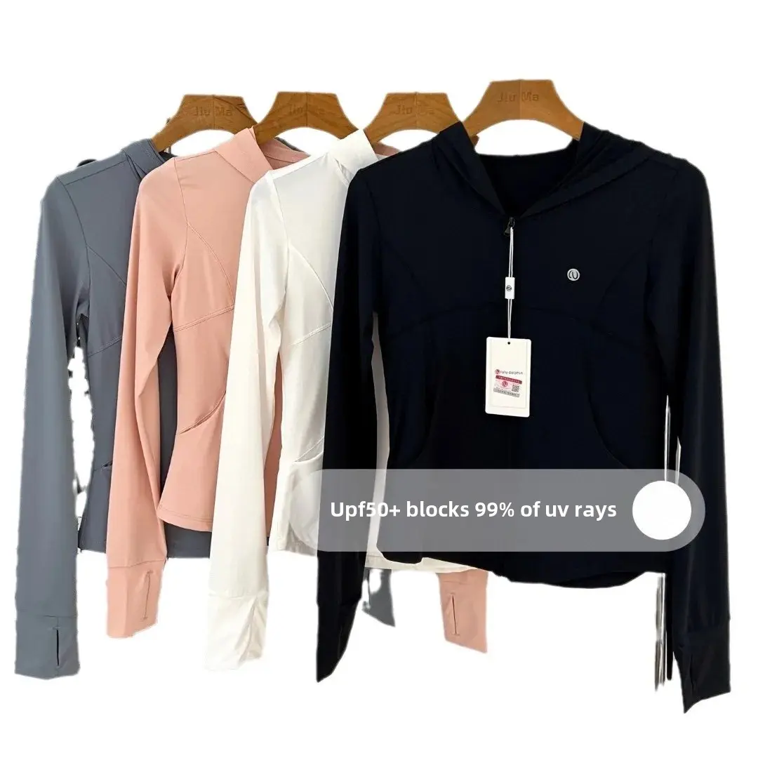 Lulu Dolphin Original Linen Sun Protection Skin Jacket Slimming Women's New Summer Outdoor Physical Sunscreen Clothing