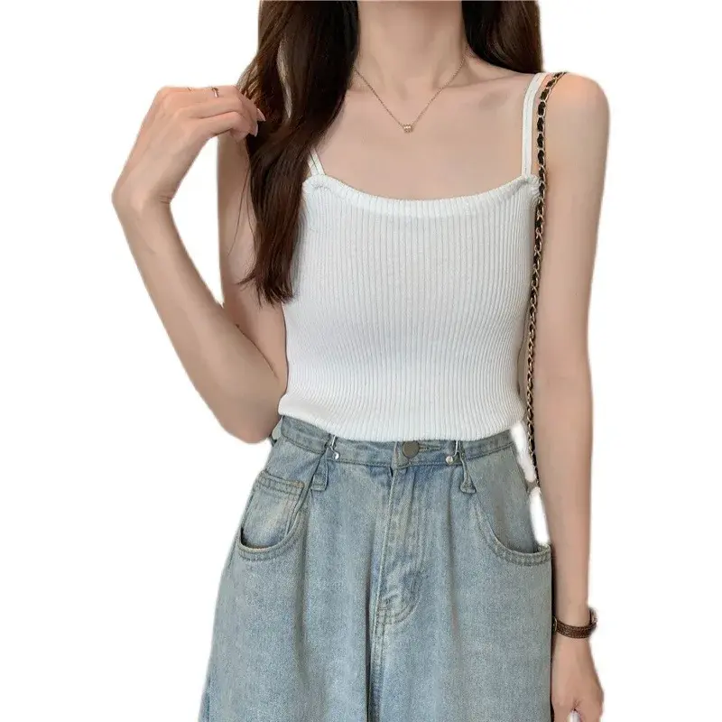 Plus Size Women's Tank Top Slimming Base Layer Shirt Summer Outerwear Big Size Vest Fashionable plus Size Women's Clothing