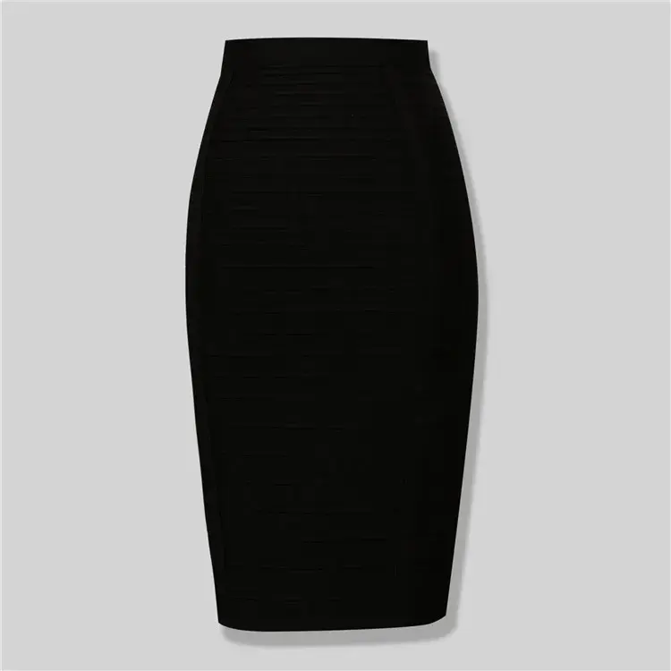 Sexy Stripe Elastic High Waist Wrap Bodycon Mini Skirt Party Celebration Half Skirt Polyester Fiber Tight Fit Aesthetic
