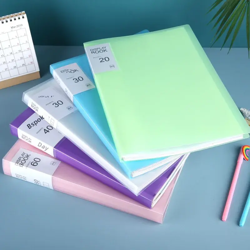 A4 Transparent Multi-layer Loose-leaf Binder Ppstudent Award Certificate Storage Album Document Pregnancy Ultrasound Sheet