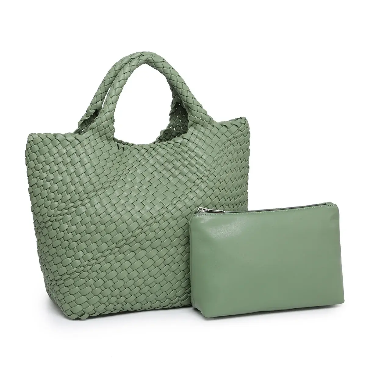Handcrafted Large Capacity Casual Women's Shoulder Bag Woven Tote Bag Fashionable Minimalist Crossbody Handbag