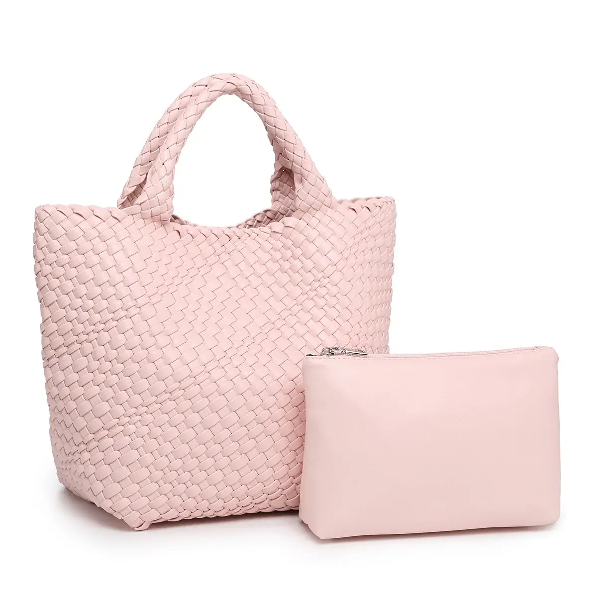 Handcrafted Large Capacity Casual Women's Shoulder Bag Woven Tote Bag Fashionable Minimalist Crossbody Handbag