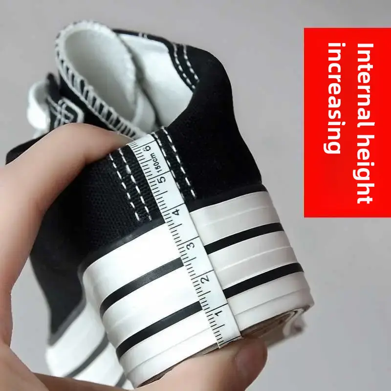 Canva Women's Spring Summer 2024 New Style Casual Shoes Thick Bottom Korean Version Sponge Cake Sole Versatile Shoes