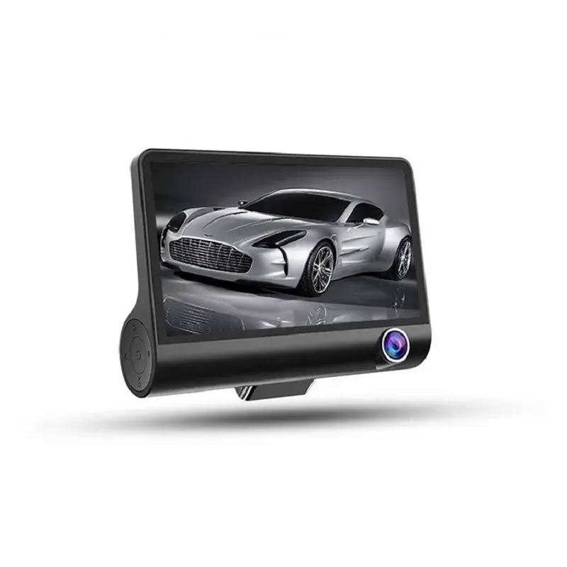 3.5 Inch Screen Dash Cam Car Recorder High Definition Night Vision 1080P With Three Lenses For Electric Bicycles