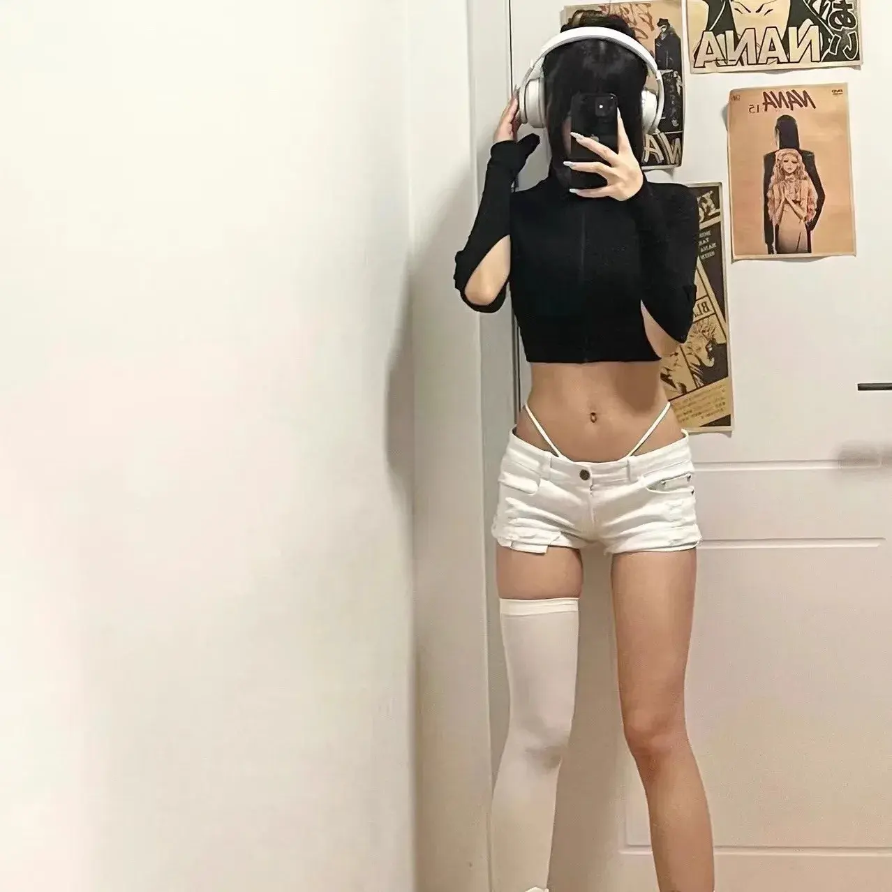 Sexy American Style Low Waist Ripped Denim Shorts Women's Summer New Slimming Wide Leg Hot Pants Tummy Control Butt Lifting