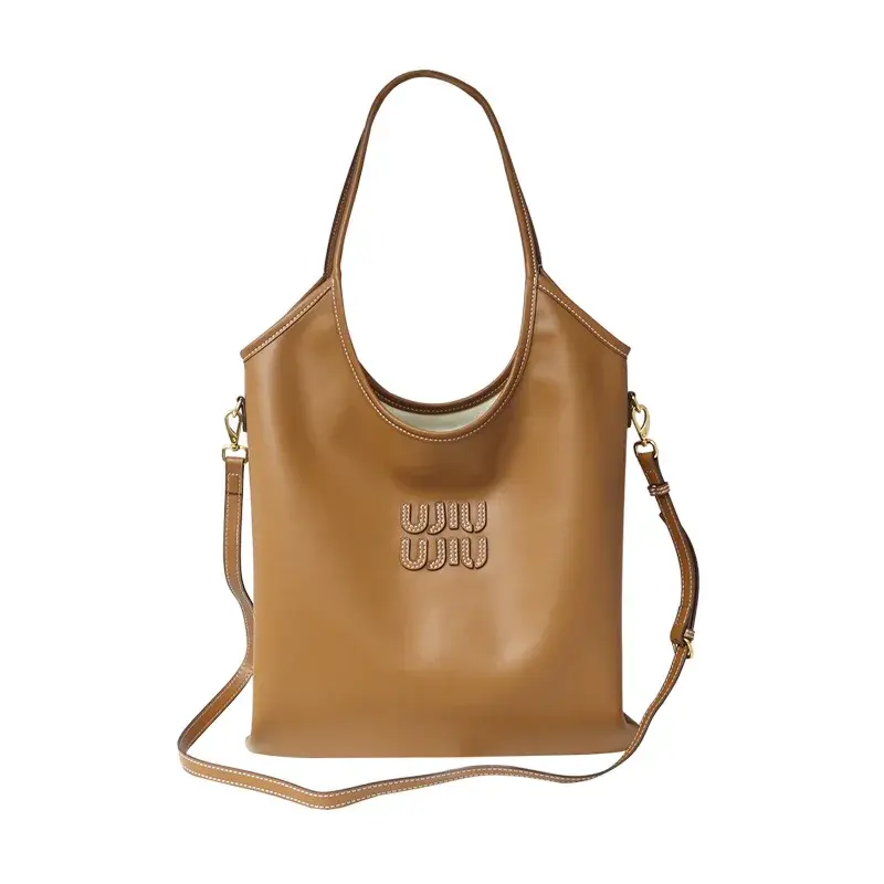 24 New Large Capacity Tote Shopping Bag Idle Style Women's Leather Handbag Single Shoulder Bag Motorcycle Equipment Accessories