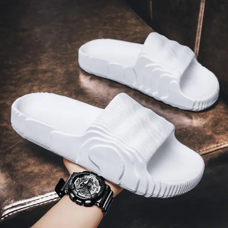Summer Outdoor Wear EVA Slippers Men's Crossbody Sandals Home Couple Coconut Slippers Indoor Cool Slippers Rubber Sole