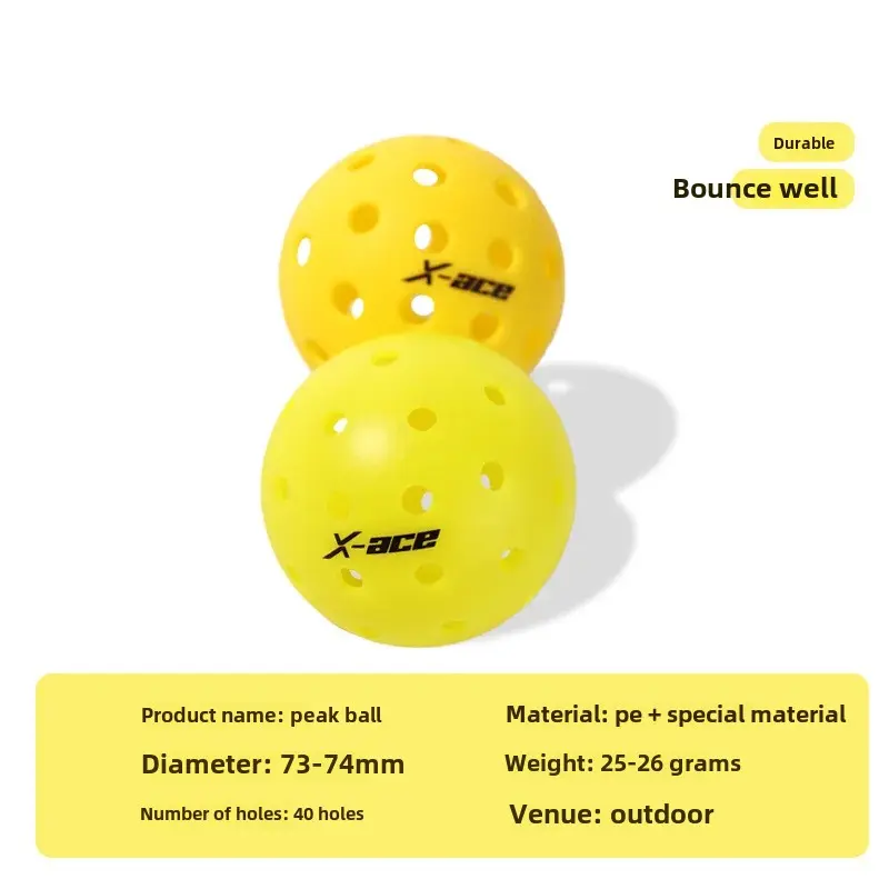 Outdoor Pickleball Court 40 Holes Integrated Molding USPA Specifications Support Logo DIY Board Ball Sports And Entertainment