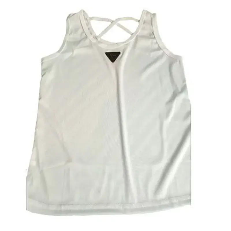 Slim Fit Women's Vest Fashionable Inner Wear Tank Top Outerwear Summer Slimming Top Polyester Fiber Mixed Fabric