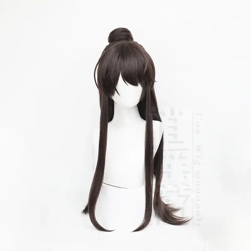 Xiyaoyou Women's Cosplay Anime Hair Wig Simulated Scalp Top Tigermouth Clip-On Hair Bag Genuine Chinese Mainland Product