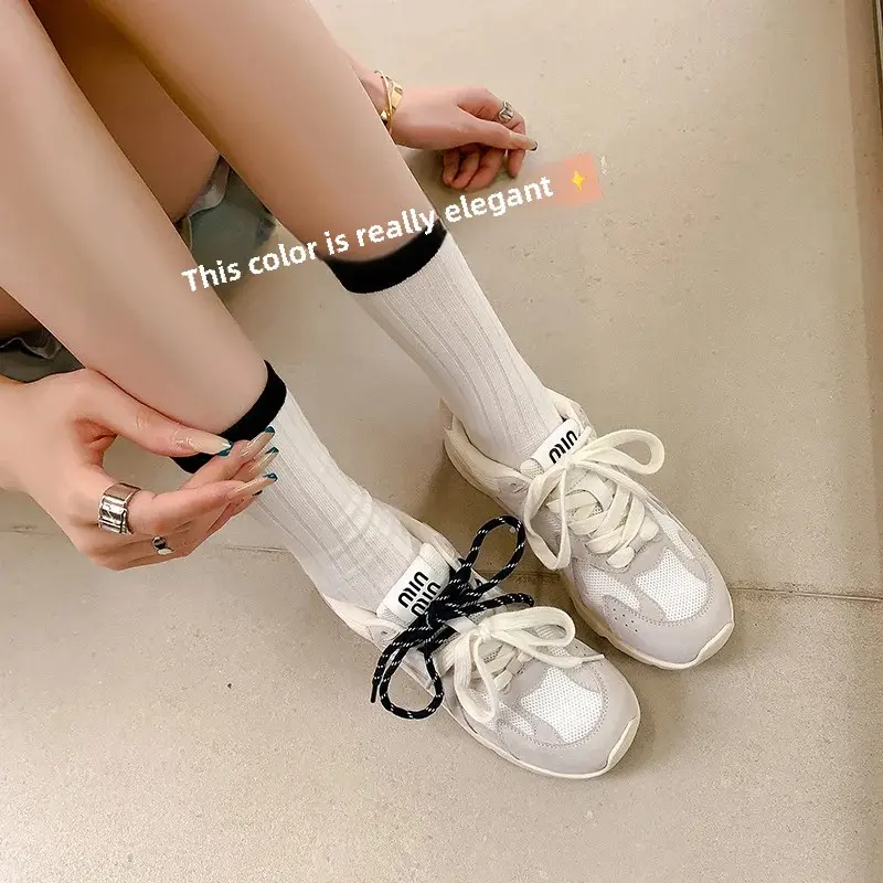 2024 Summer Women's Casual Shoes Collaborative AGAN Shoes 530 Sports Shoes De Training Shoes White Running Shoes Rubber Sole