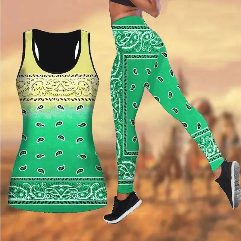 3D Digital Print Hollow Out Women's Sexy Vest Fashionable Yoga Suit V-Neck T-Shirt From China Mainland With Unbranded Name