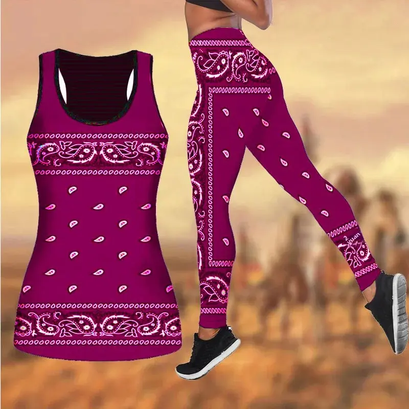 3D Digital Print Hollow Out Women's Sexy Vest Fashionable Yoga Suit V-Neck T-Shirt From China Mainland With Unbranded Name