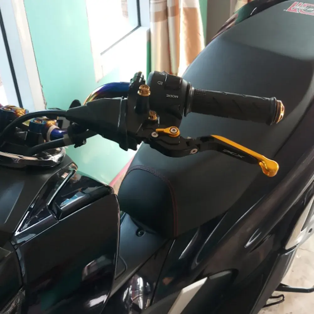 Foldable Motorcycle Brake Handle Aluminum Alloy Suitable For Honda PCX160/PCX150 Motorcycle Modification
