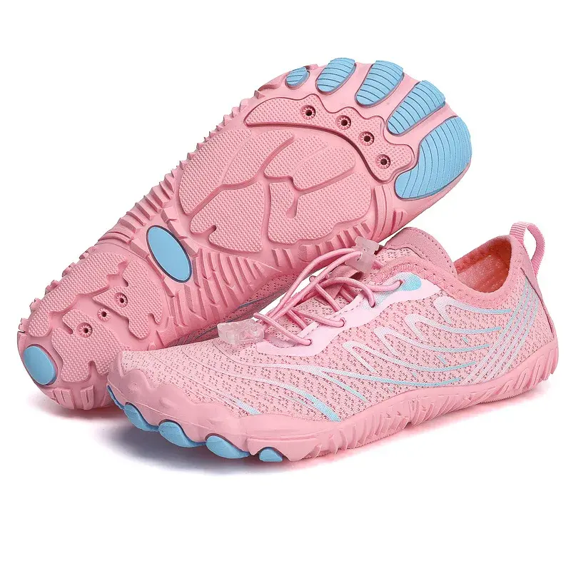 2024 New Outdoor Pure River Shoes Men's Beach Swimming Shoes Quick Dry Breathable Five Finger Shoes Fishing Wading Shoes