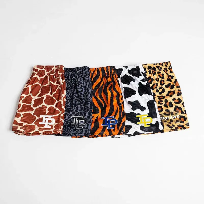 Trendy Summer Shorts Men's Women's Casual Hip Hop Style Loose Fit Breathable Sport Basketball Four Corner Cutting Pants