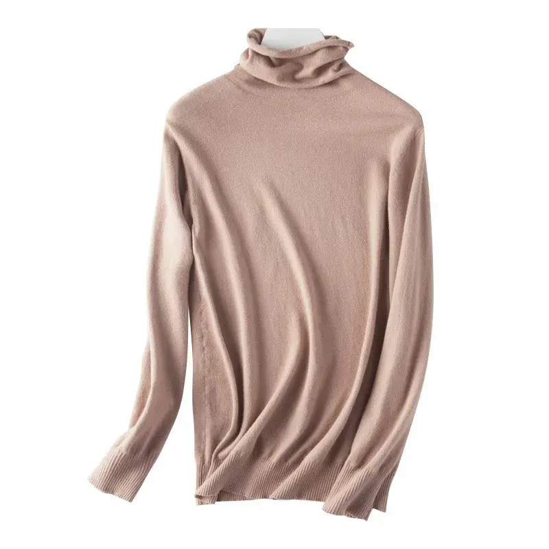 Autumn/Winter New Style Korean Version Thin Sweater Women's Long Sleeves Slimming Knitted Top Base Layer T-Shirt Smooths Your Si
