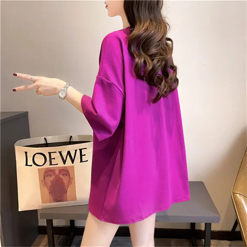 Rose Bear Heavy Duty Embroidered Mesh Splicing Short Sleeves T-Shirt Women's 2025 New Style Street Explosion European Style