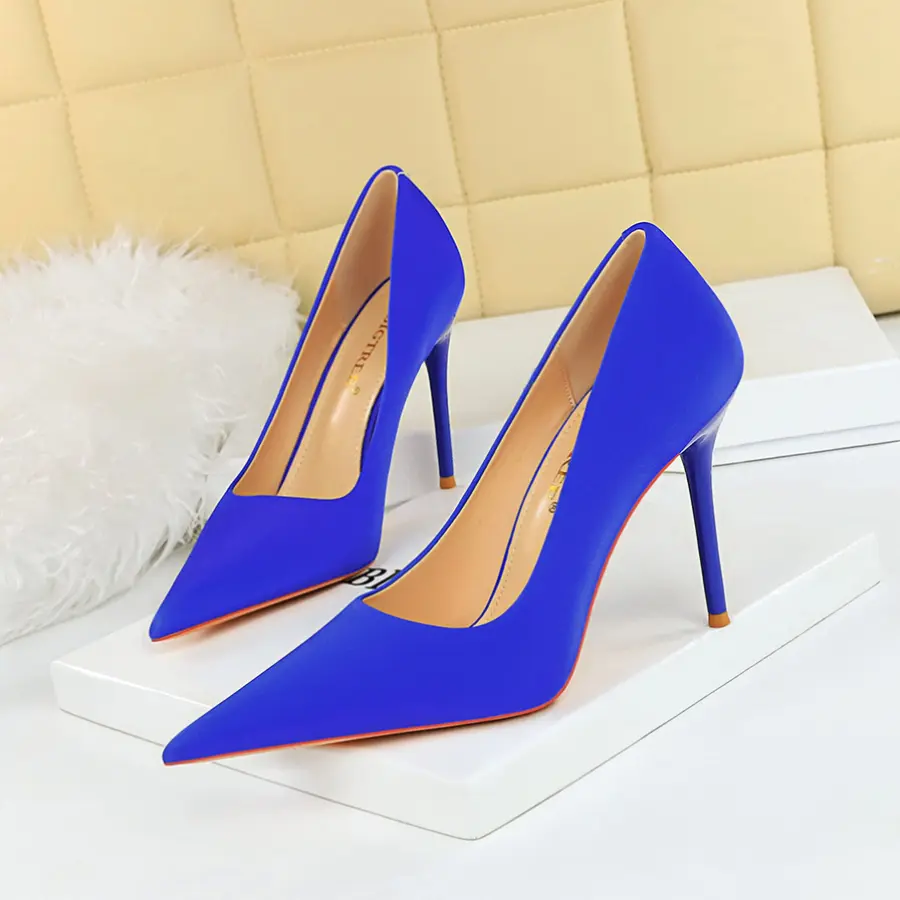 BIGTREE Shoes Patent Leather Shoes Woman Pumps High Heels Stiletto Heels 10 Cm Red Wedding Shoes Bridal Shoes Women Heels 2025