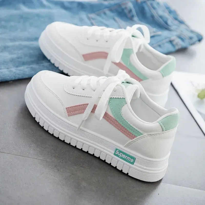 Versatile Stylish Women's Flat Shoes Spring Autumn New Arrival Casual Trendy Student Board Shoes Rubber Sole Street Style