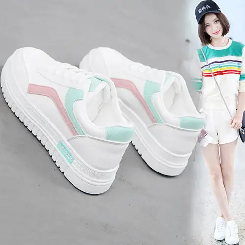 Versatile Stylish Women's Flat Shoes Spring Autumn New Arrival Casual Trendy Student Board Shoes Rubber Sole Street Style