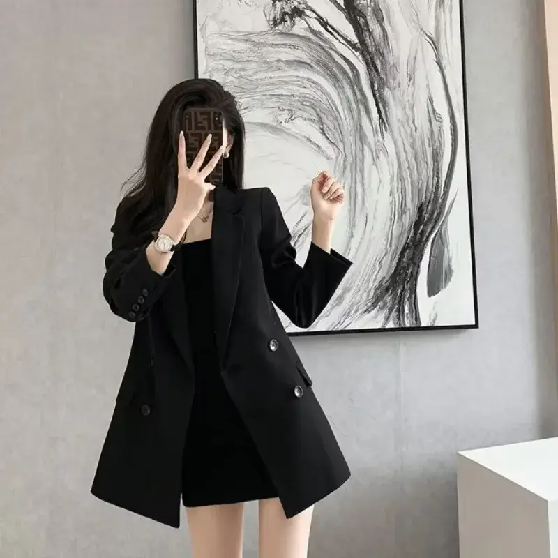 Casual British Style Women's Fashion Small Suit Jacket Spring Autumn New Style Korean Version Leisure Top Quality Outerwear