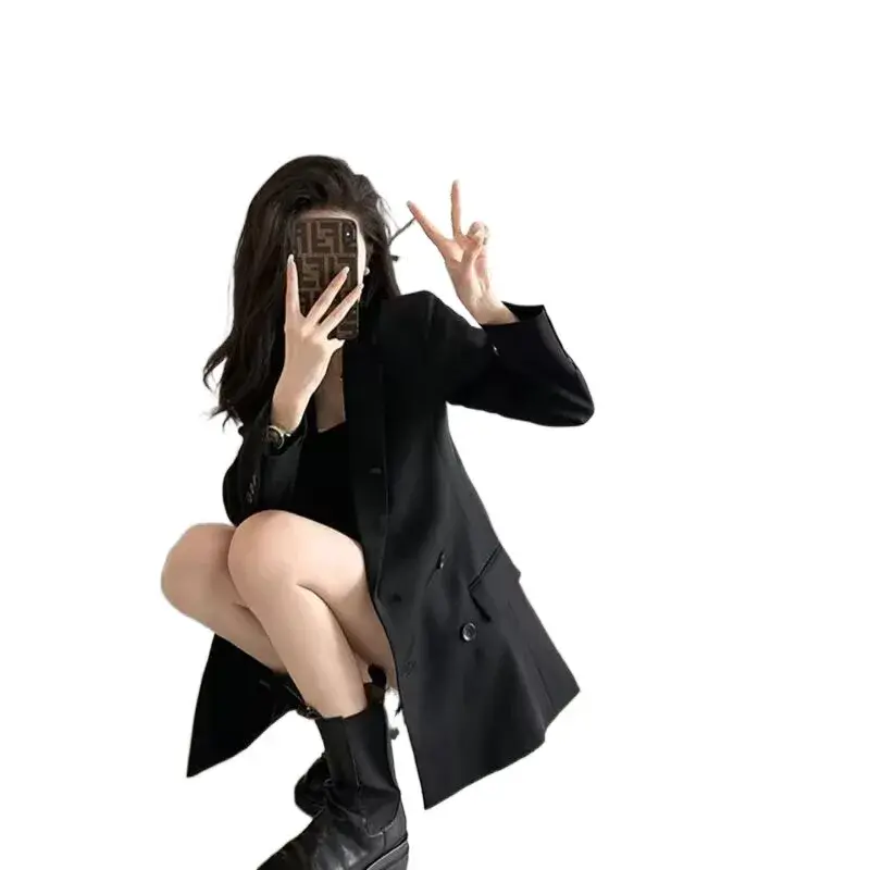 Casual British Style Women's Fashion Small Suit Jacket Spring Autumn New Style Korean Version Leisure Top Quality Outerwear