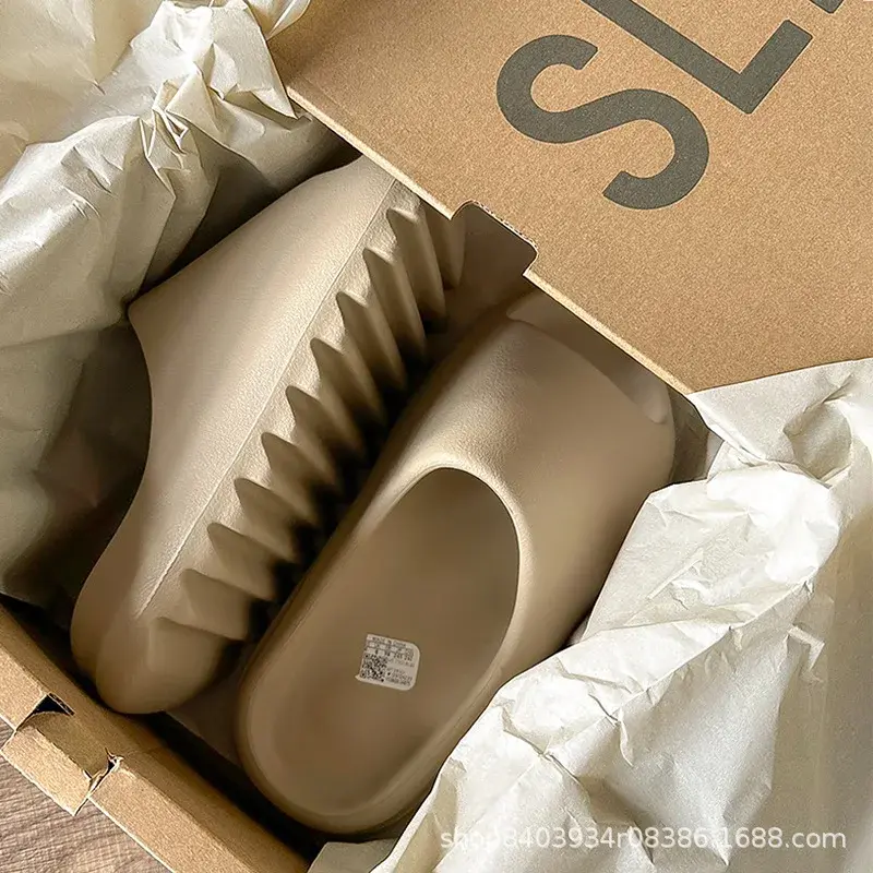 OG YEEZY Coconut Slippers Women Summer Outdoor Thick Bottom Anti-Slip Fitness Sports Sandals Men Casual Leisure EVA Material
