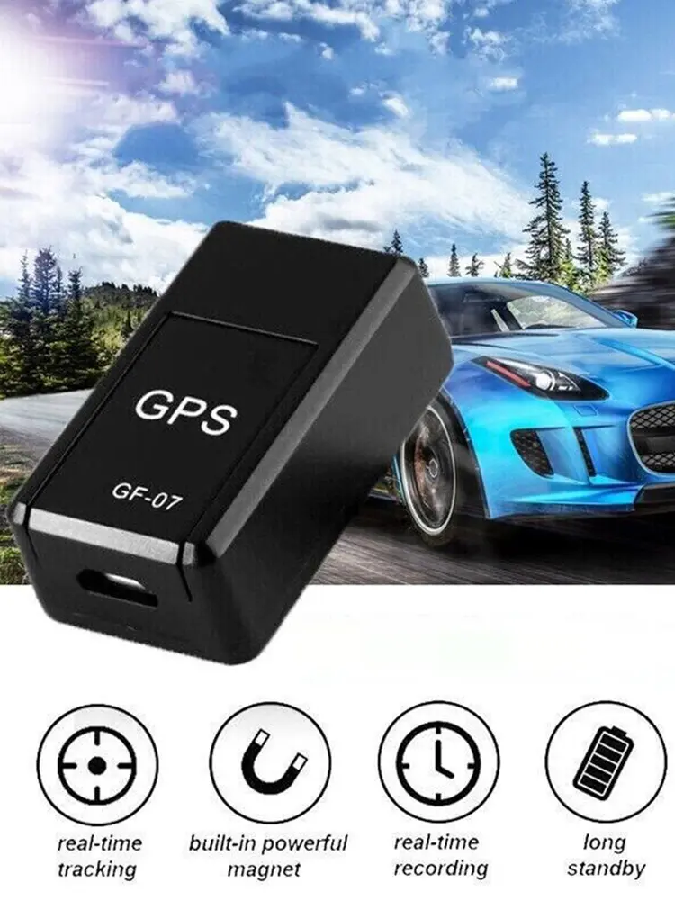 Car Real Time Tracking GF-07 GPS Tracker Magnetic Anti Theft SIM Message Positioner Daily Waterproof Car Tracker Car Accessories