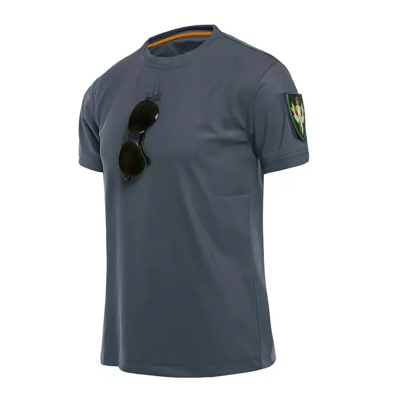 Men's Summer Breathable Hiking Camping Trekking Fishing Climbing Quick Dry T-Shirt Summer Fast Dry Pullerover Tees O-Neck M-4XL