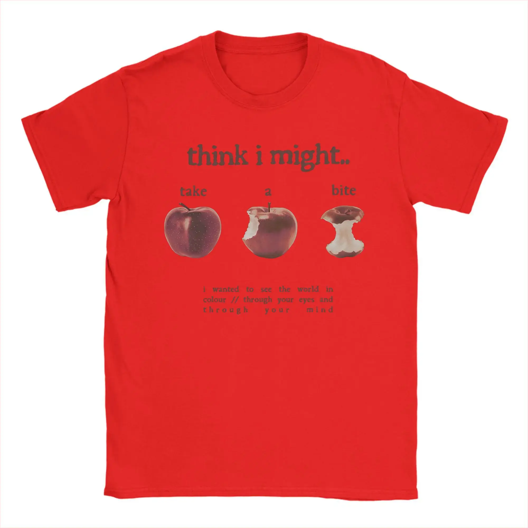Take A Bite T Shirt Women Clothing Fashion Short Sleeve Round Collar Tees Trendy T-Shirt Casual Women Clothes