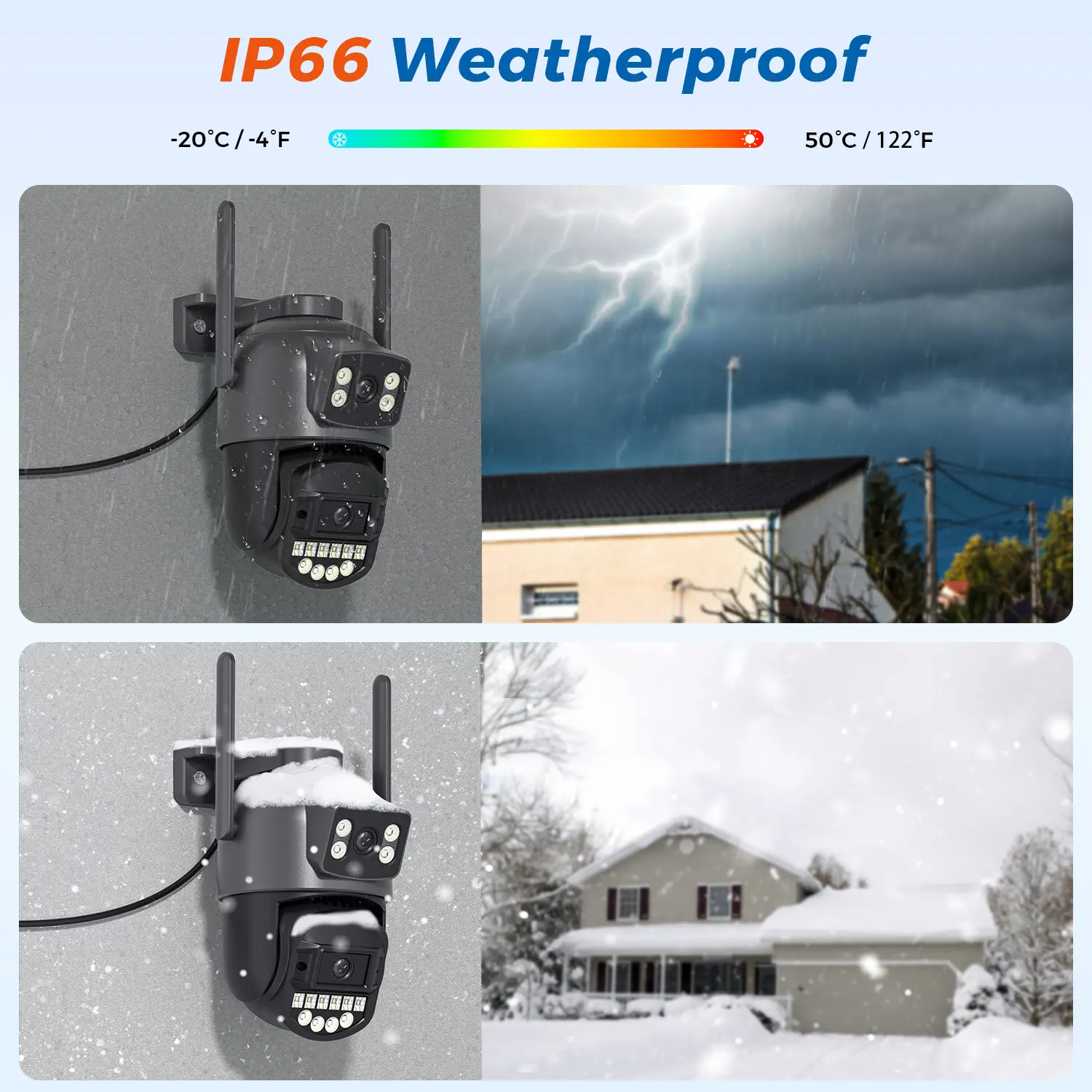 10MP PTZ IP Camera 8MP 5K Outdoor Dual Lens Dual Screen 5G WIFI Camera AI Tracking Security Protection CCTV Surveillance Camera