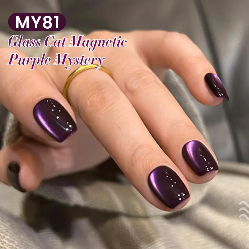 BORN PRETTY 10ml Purple Water Light Cat Magnetic Gel Polish Soak Off UV LED Varnish Semi Permanent Nail Art for Manicure Design
