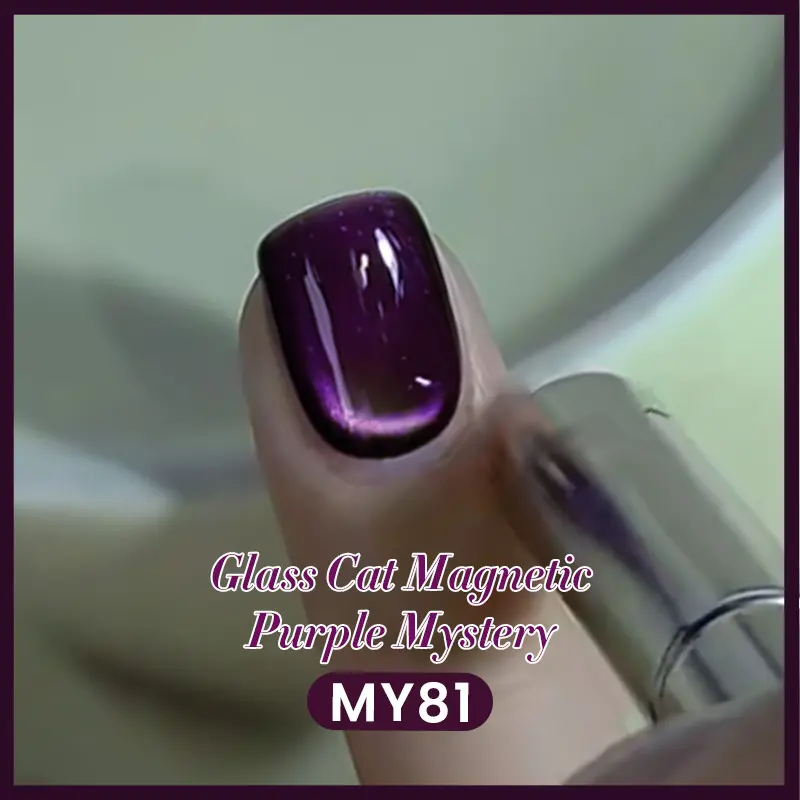 BORN PRETTY 10ml Purple Water Light Cat Magnetic Gel Polish Soak Off UV LED Varnish Semi Permanent Nail Art for Manicure Design