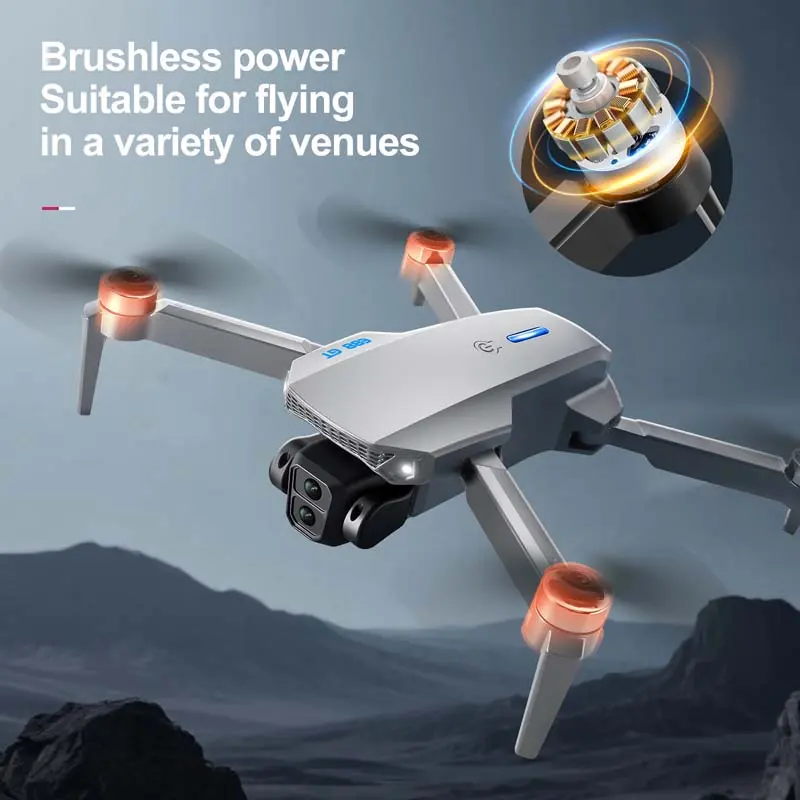 New E88GT Drone Air 8K Large Screen Controlled Dual Cameras UAV Brushless Motor Optical Flow Positioning Remote Control Aircraft