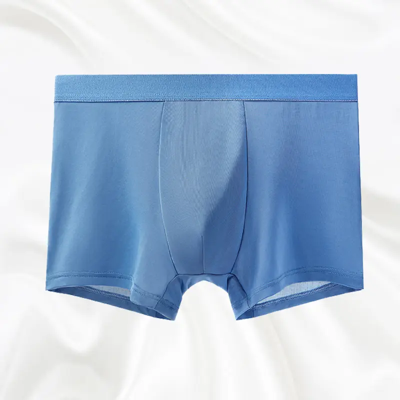 10PCS  Men's Panties Cool Smooth Comfortable Breathable Men's Boxers Ice Silk Sports Fitness Casual Fitness Men's Pants