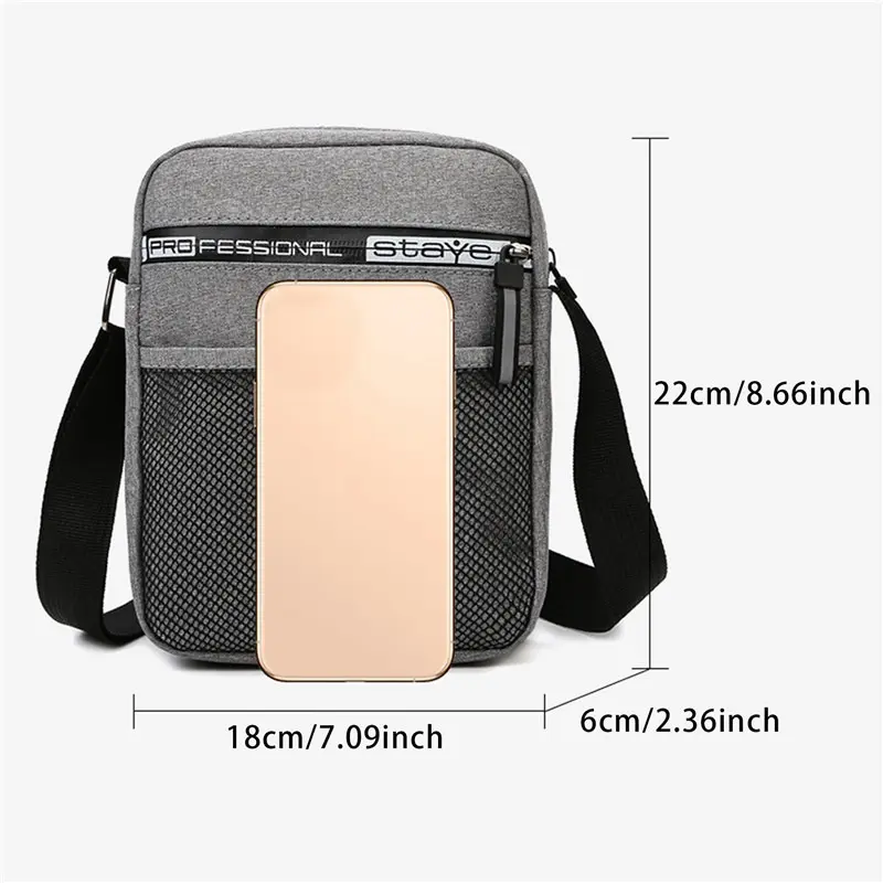 Men's Waterproof  Messenger Bag Crossbody Shoulder Bags Fashion Oxford Casual Handbags For Work Business Satchel Purse Handbag