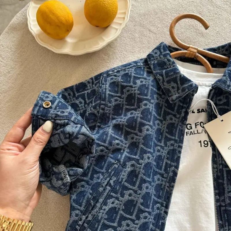Boys' Denim Jacket, Coat, 2025 High-quality Top Jacket, Spring and Autumn Outdoor Windproof Children's Birthday Gift Clothing