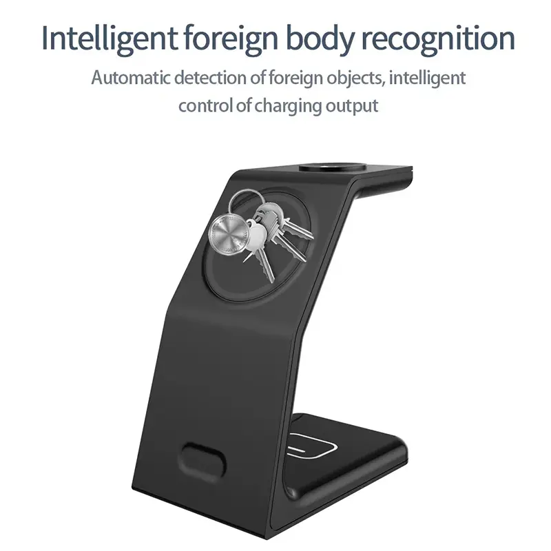 200W 3 In 1 Magnetic Wireless Charger Stand Phone Fast Charging Station For Magsafe iPhone 16 15 14 13 Apple Watch AirPods Pro