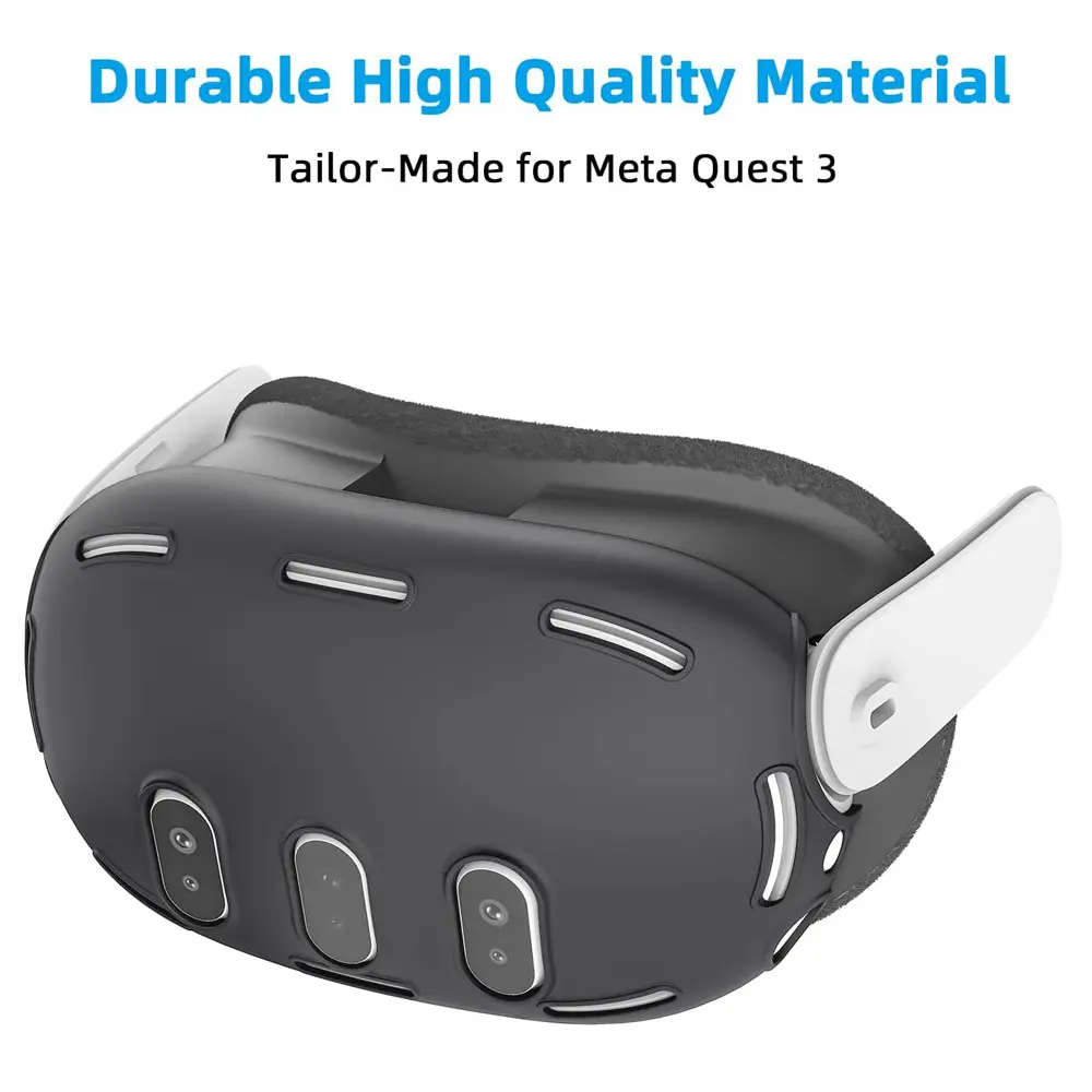 Soft Full Protection Silicone VR Front Protective Cover For Meta Quest 3 VR Accessories Idea Gift Christmas Gift