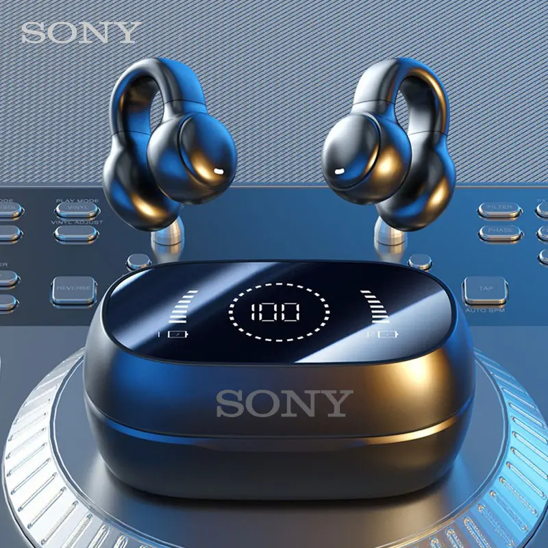Sony Wireless Earbuds Bluetooth Headset Charging Noise Reduction Earphones Bone Conduction Headphones Cable Sport With Mic free