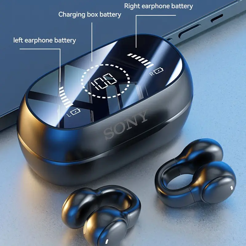 Sony Wireless Earbuds Bluetooth Headset Charging Noise Reduction Earphones Bone Conduction Headphones Cable Sport With Mic free
