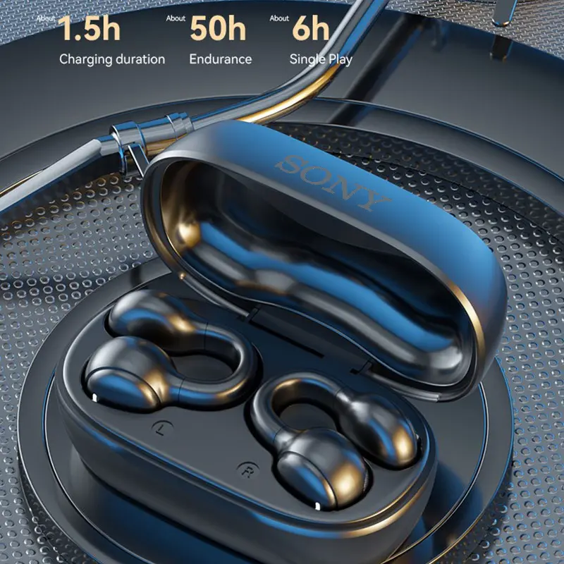 Sony Wireless Earbuds Bluetooth Headset Charging Noise Reduction Earphones Bone Conduction Headphones Cable Sport With Mic free