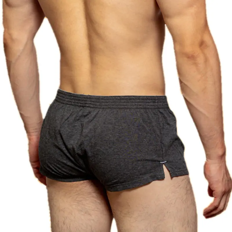 Cotton Fitness Gym Shorts For Men Running Short Home Sport Yoga Workout Training Summer Breathable Loose Underwear Man Boxer D.M
