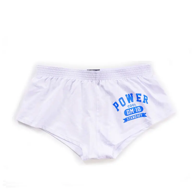 Cotton Fitness Gym Shorts For Men Running Short Home Sport Yoga Workout Training Summer Breathable Loose Underwear Man Boxer D.M