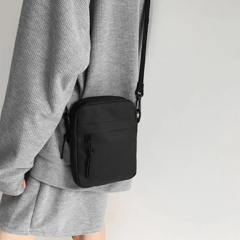 Outdoor Casual Canvas Crossbody Bag Unisex Mini Phone Sling Bag for Men And Women