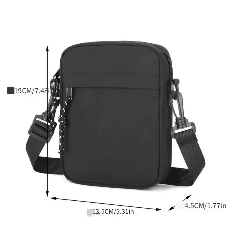 Outdoor Casual Canvas Crossbody Bag Unisex Mini Phone Sling Bag for Men And Women