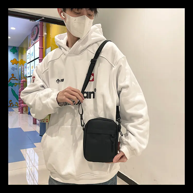 Outdoor Casual Canvas Crossbody Bag Unisex Mini Phone Sling Bag for Men And Women
